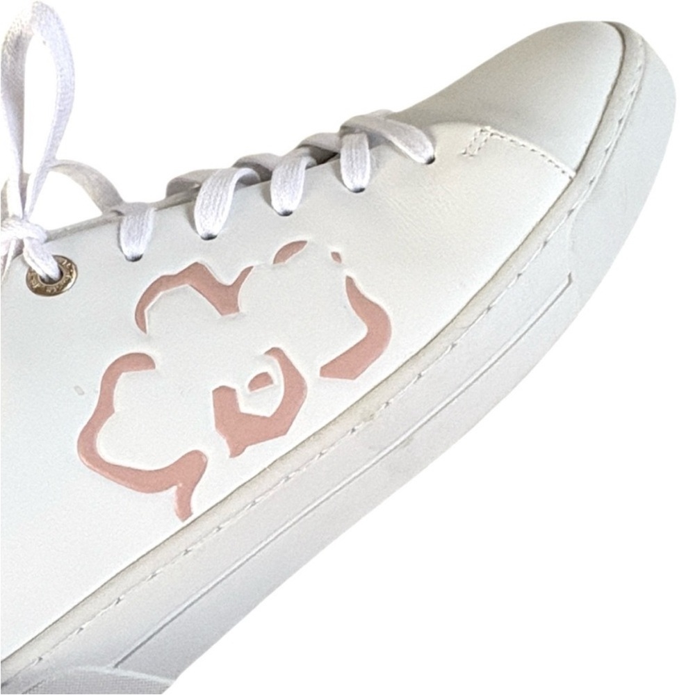 EUC Ted Baker Leather Tarliah
Magnolia Flower Sneakers White Pink Size 11 - Picture 7 of 10